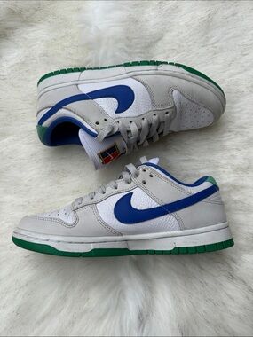 Nike Dunk Low “Tennis Classic” Sneaker with Blue Shoe Laces